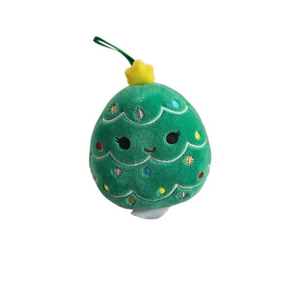 Squishmallows Leama Christmas Tree Christmas 2022 Stuffed Plush Toy 4" Rare - Picture 1 of 5